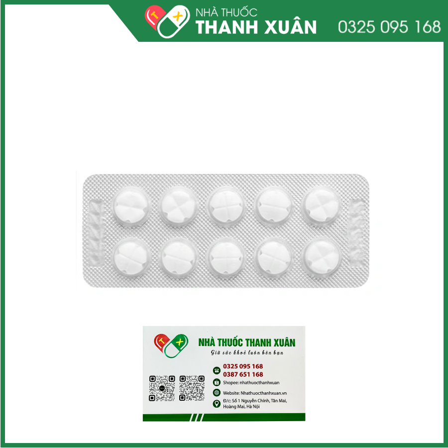 Lisinopril STELLA 10mg trị tăng huyết áp, suy tim
