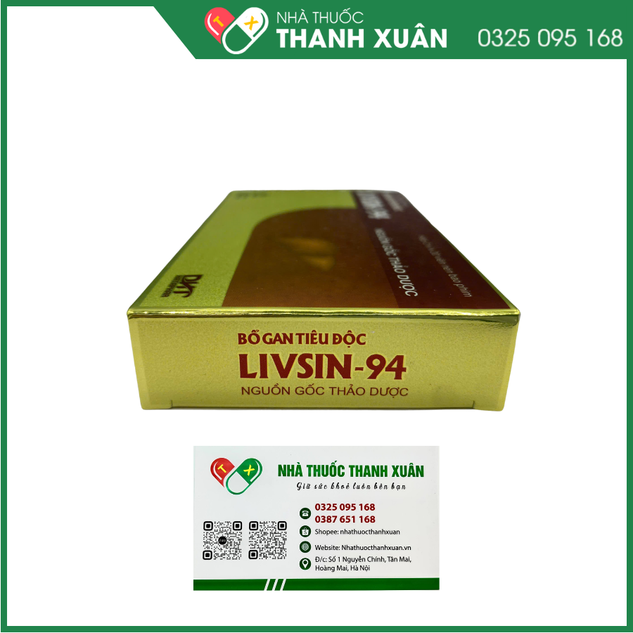 Bổ gan tiêu độc Livsin-94 điều trị viêm gan cấp và mãn tính