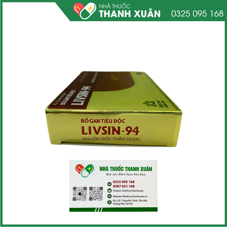 Bổ gan tiêu độc Livsin-94 điều trị viêm gan cấp và mãn tính