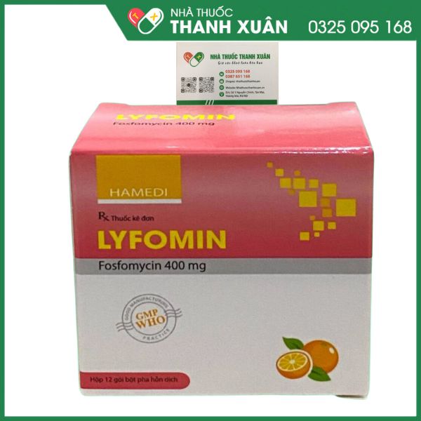 Lyfomin - Điều trị nhiễm khuẩn đường tiết niệu, nhiễm khuẩn da