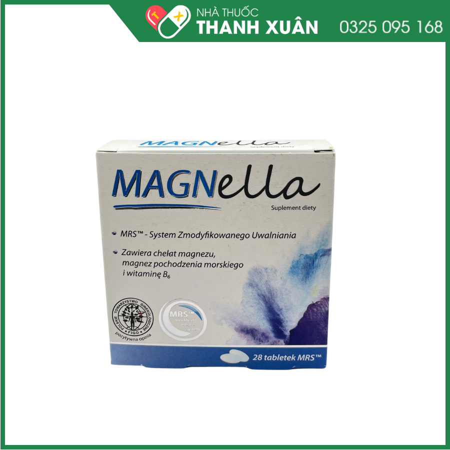 Magnella viên uống bổ sung magie và vitamin B6