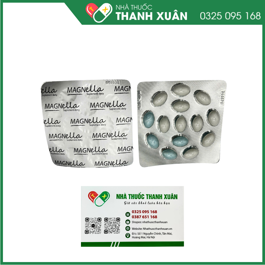 Magnella viên uống bổ sung magie và vitamin B6