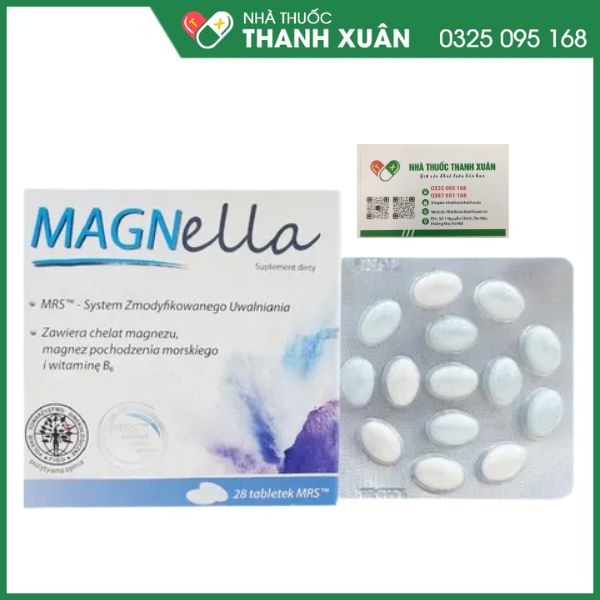 Magnella viên uống bổ sung magie và vitamin B6