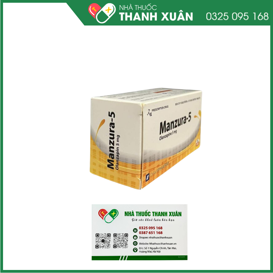 Manzura-5 điều trị tâm thần phân liệt