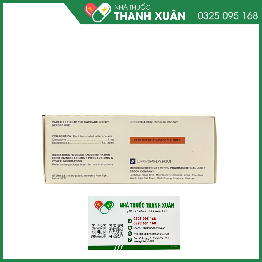 Manzura-5 điều trị tâm thần phân liệt