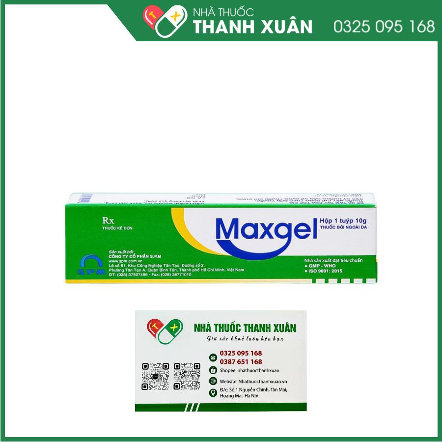 Maxgel điều trị Eczema, viêm da, viêm trầy, hăm, nấm da
