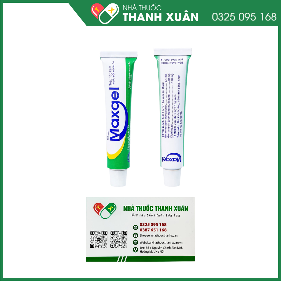 Maxgel điều trị Eczema, viêm da, viêm trầy, hăm, nấm da
