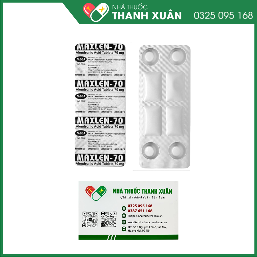 Maxlen-70 phòng và điều trị loãng xương