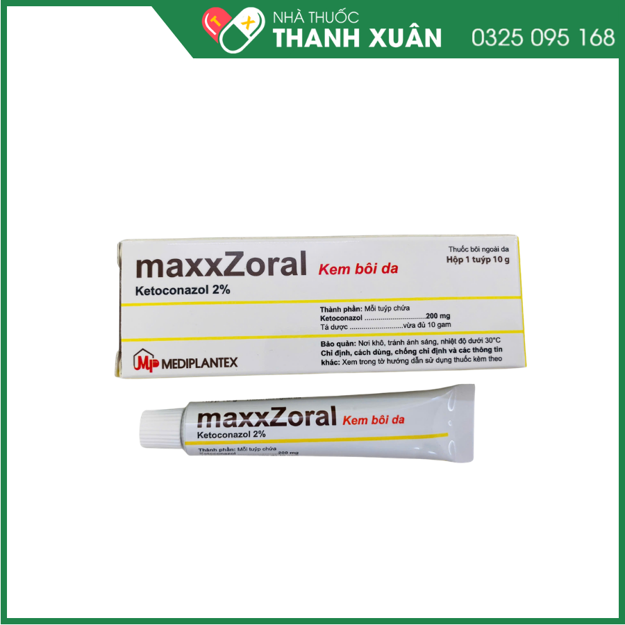 Maxxzoral Cream điều trị các bệnh nhiễm nấm ở da