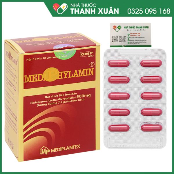 Mediphylamin tăng cường thể lực, giảm suy nhược cơ thể