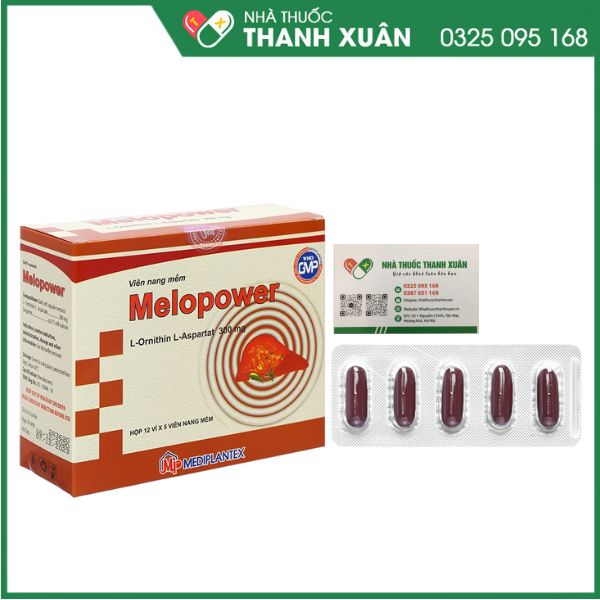 Melopower - Thuốc điều trị viêm gan, sơ gan