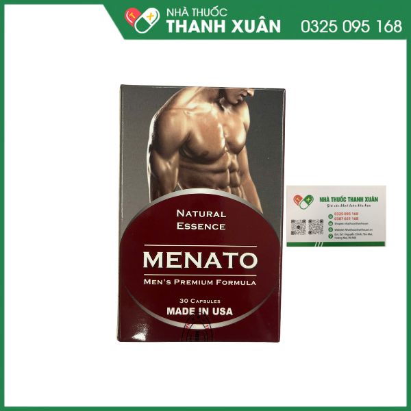 Menato hỗ trợ bổ thận tráng dương, tăng cường sinh lực