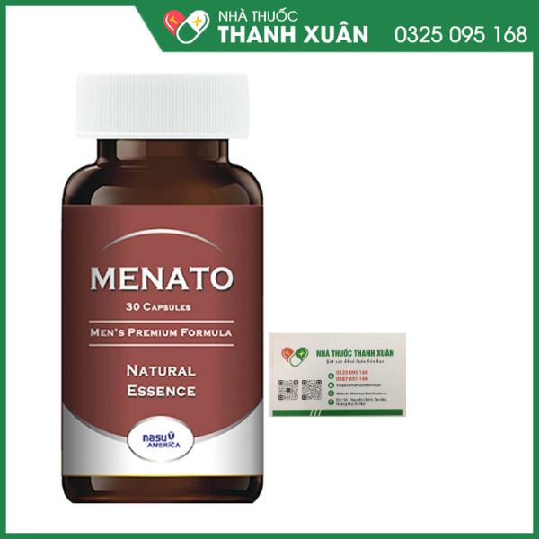 Menato hỗ trợ bổ thận tráng dương, tăng cường sinh lực