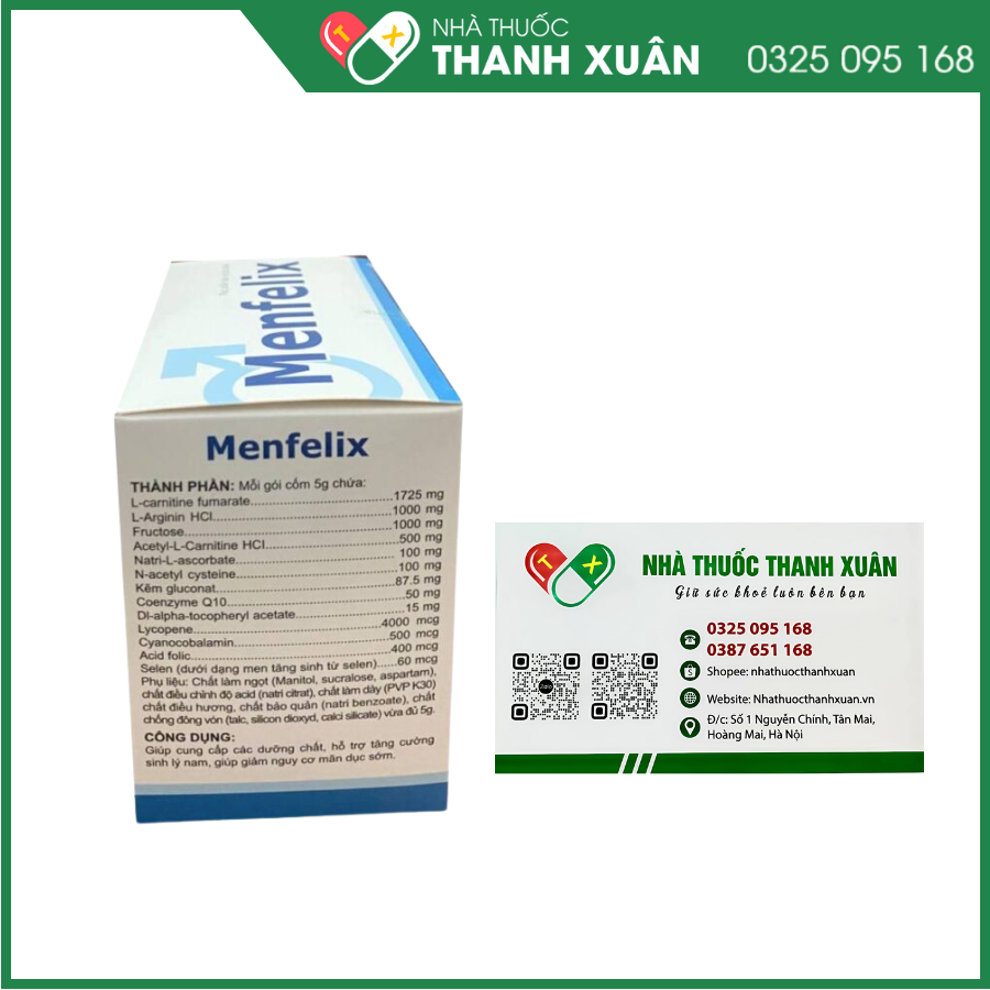 Menfelix - Thực phẩm bổ sung hỗ trợ sinh sản cho nam