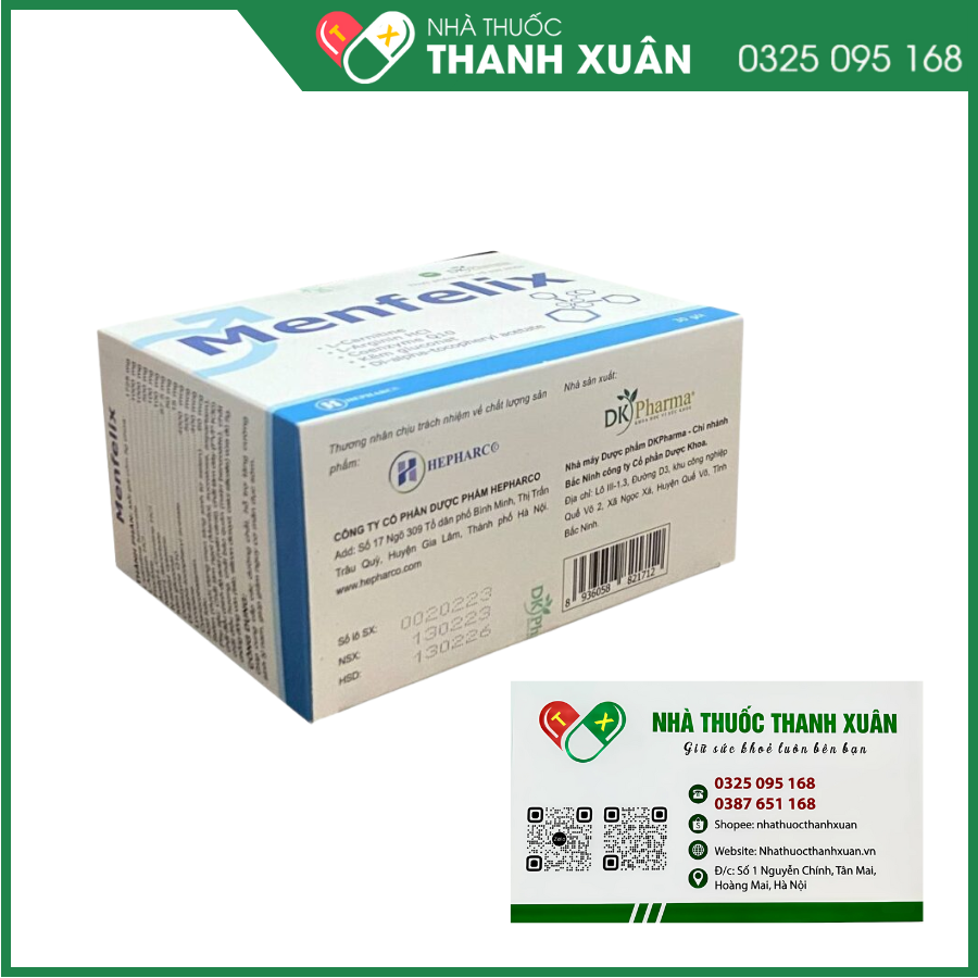 Menfelix - Thực phẩm bổ sung hỗ trợ sinh sản cho nam