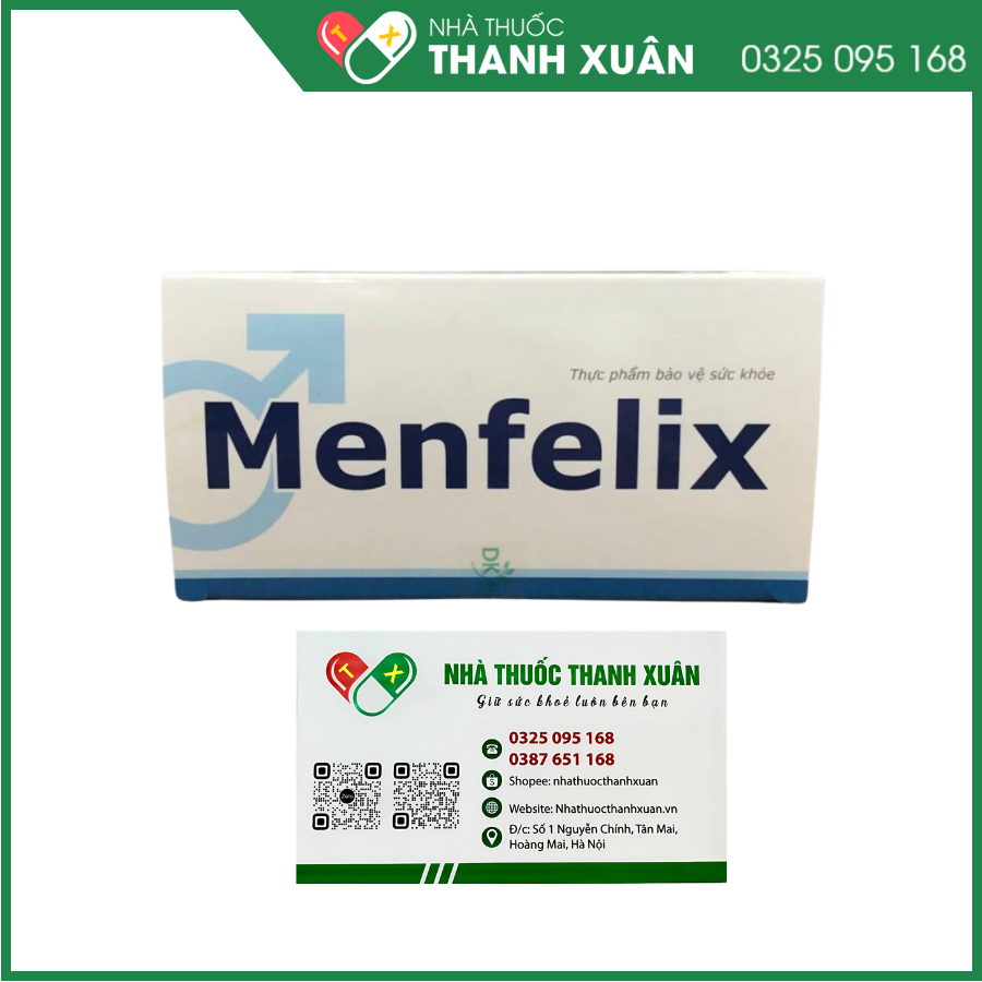 Menfelix - Thực phẩm bổ sung hỗ trợ sinh sản cho nam