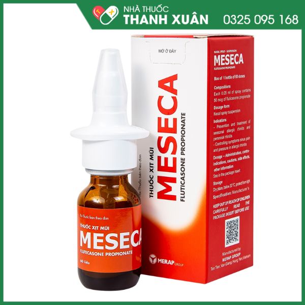 Meseca trị viêm mũi dị ứng