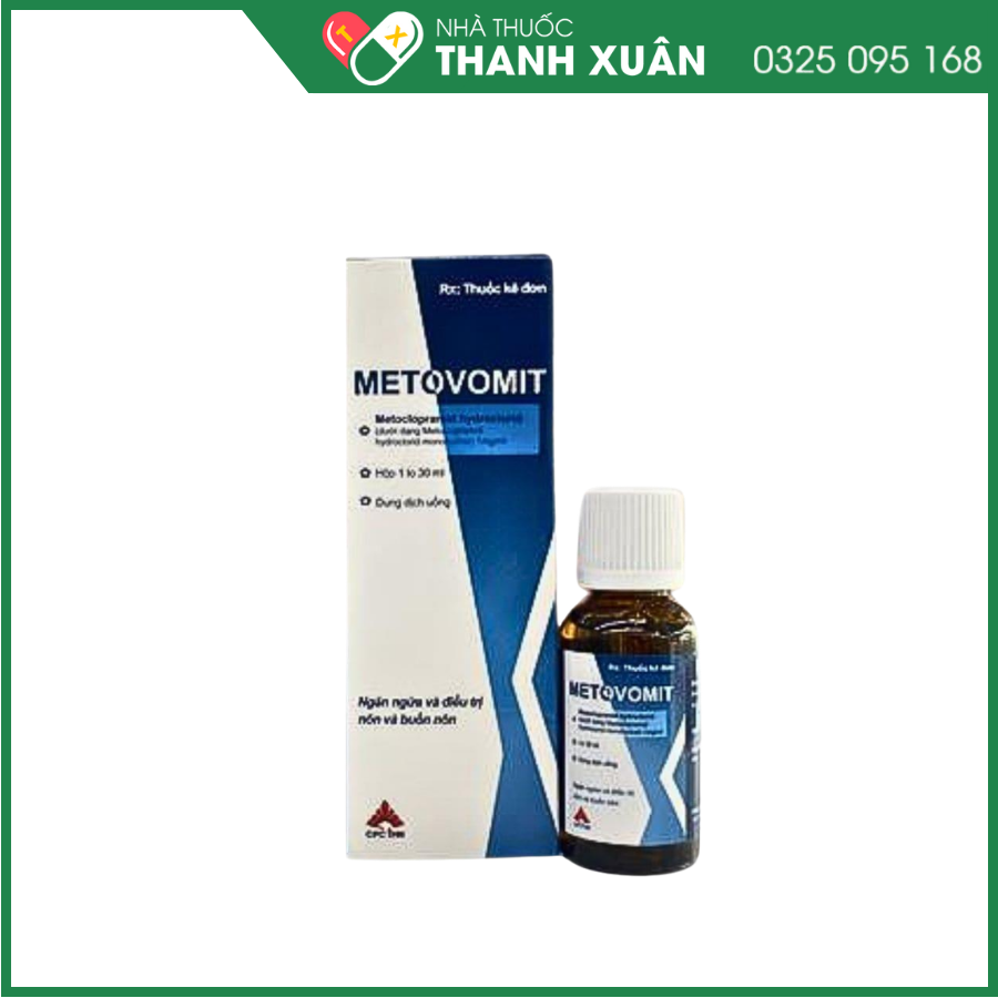 Metovomit 30ml dự phòng nôn và buồn nôn