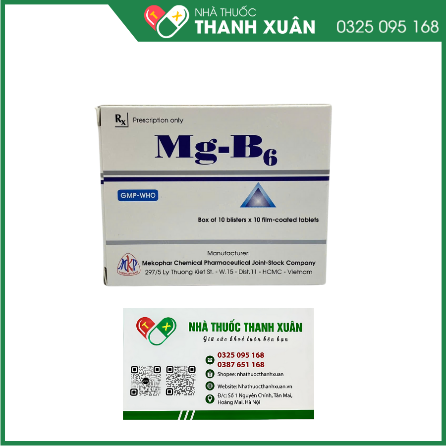 Mg-B6 điều trị các trường hợp thiếu magnise