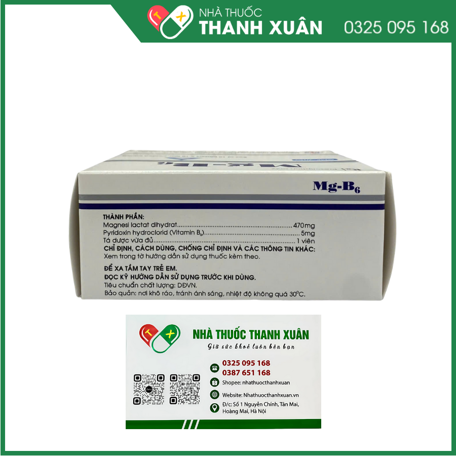 Mg-B6 điều trị các trường hợp thiếu magnise