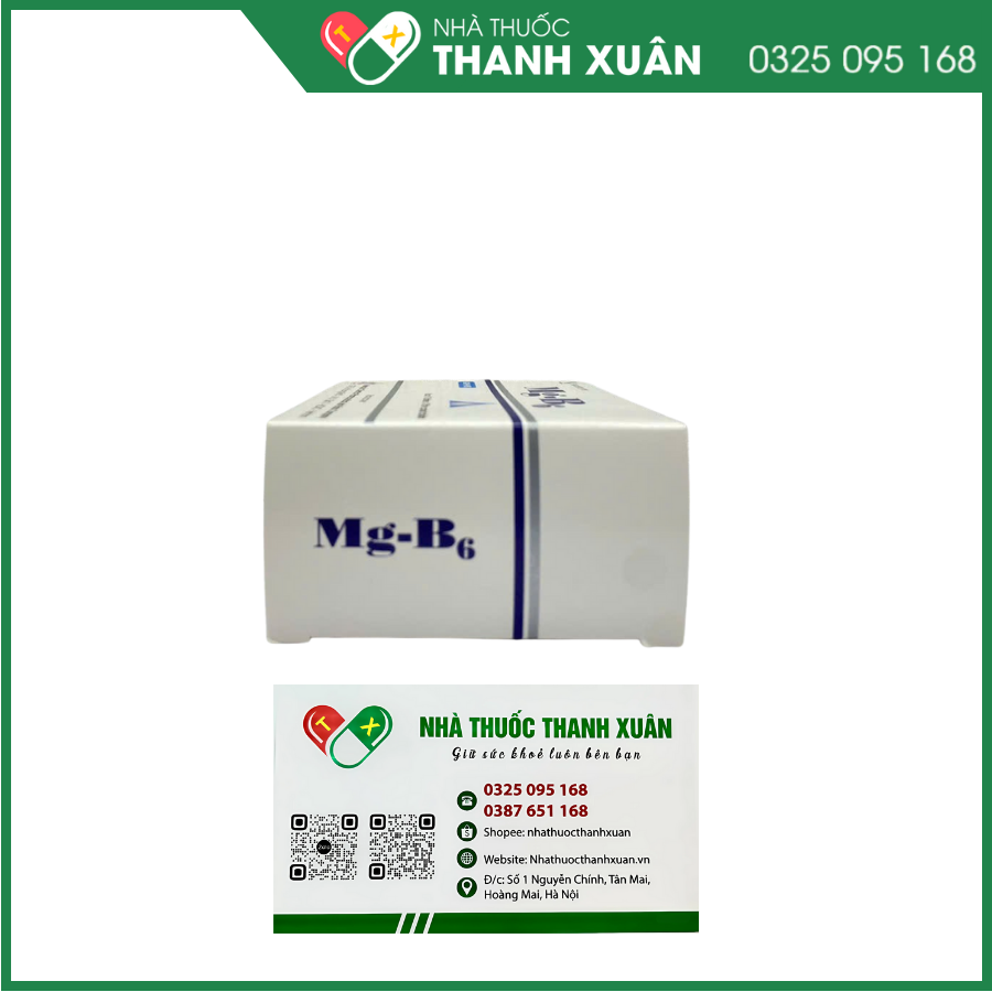 Mg-B6 điều trị các trường hợp thiếu magnise
