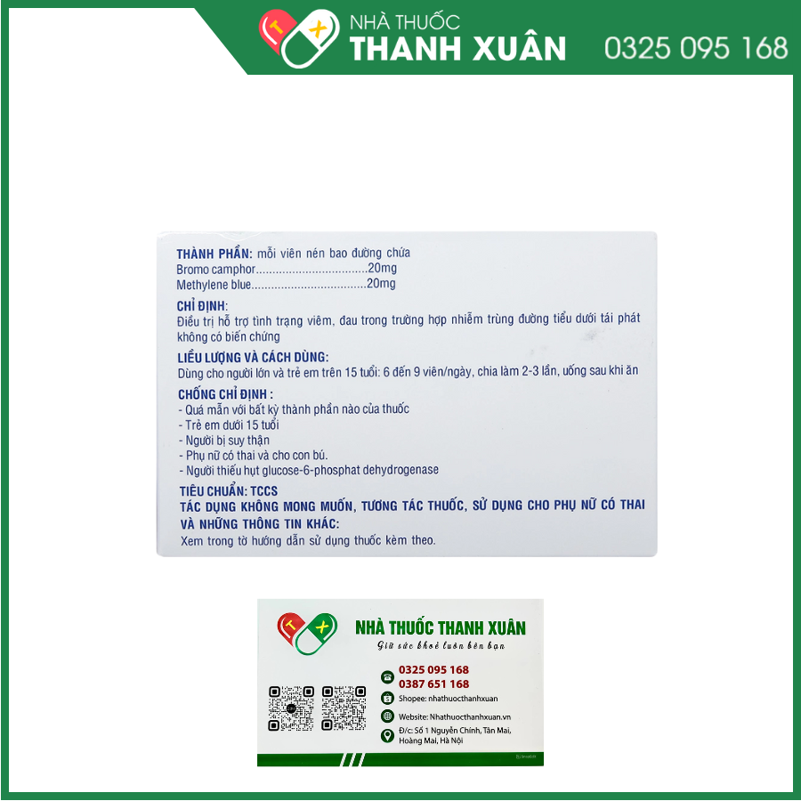 Midasol điều trị hỗ trợ viêm, đau trong nhiễm trùng đường tiểu