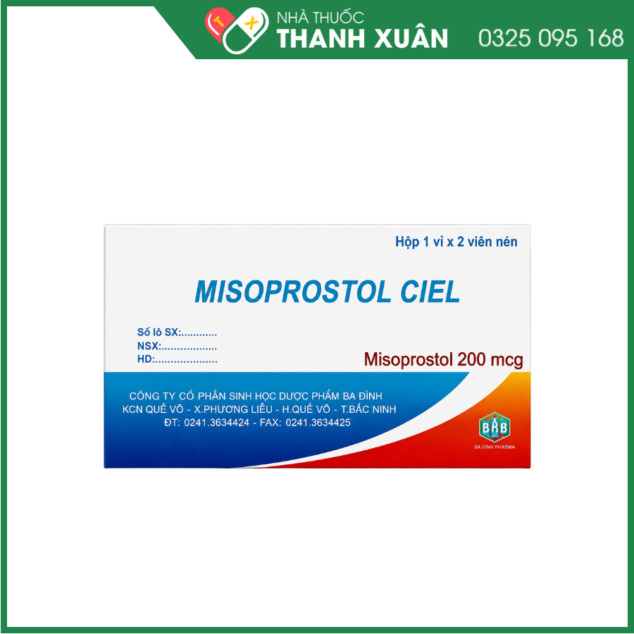 Misoprostol Ciel làm giảm nguy cơ loét dạ dày