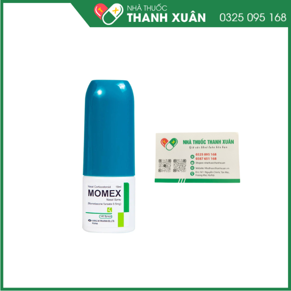 Hỗn dịch xịt mũi Momex Nasal Spray Hanlim điều trị viêm mũi theo mùa