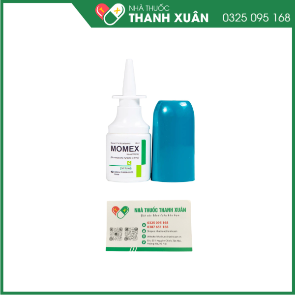 Hỗn dịch xịt mũi Momex Nasal Spray Hanlim điều trị viêm mũi theo mùa