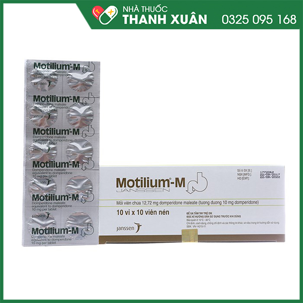 Motilium-M điều trị triệu chứng nôn và buồn nôn