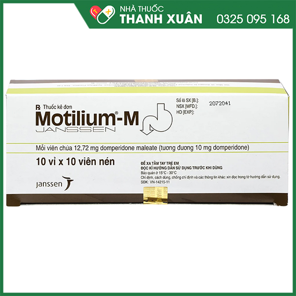 Motilium-M điều trị triệu chứng nôn và buồn nôn