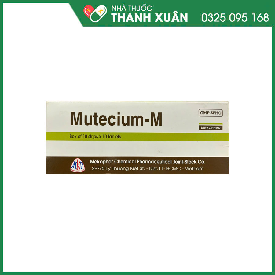 Mutecium - M thuốc điều trị triệu chứng nôn và buồn nôn