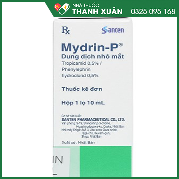 Mydrin-P dung dịch nhỏ mắt làm giãn đồng tử