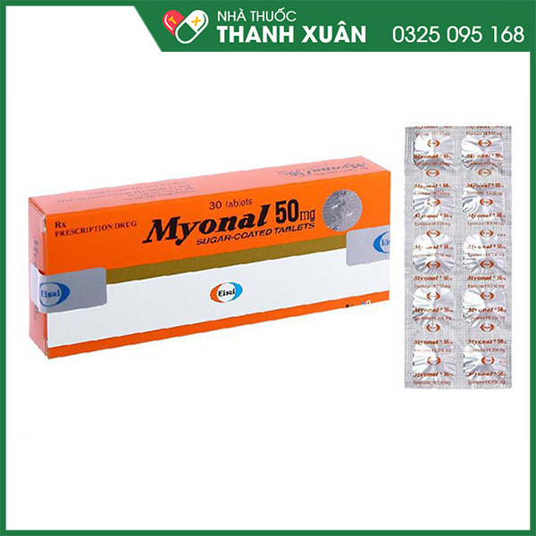 Thuốc Myonal giãn cơ, trị đau do cứng cơ