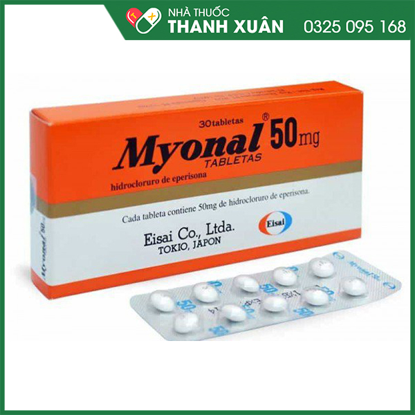 Thuốc Myonal giãn cơ, trị đau do cứng cơ