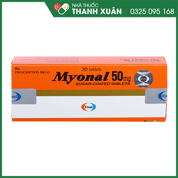 Thuốc Myonal giãn cơ, trị đau do cứng cơ