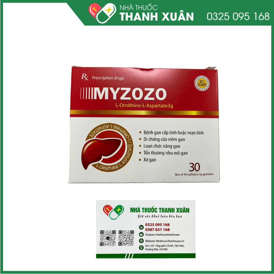 Myzozo điều trị bệnh lý về gan