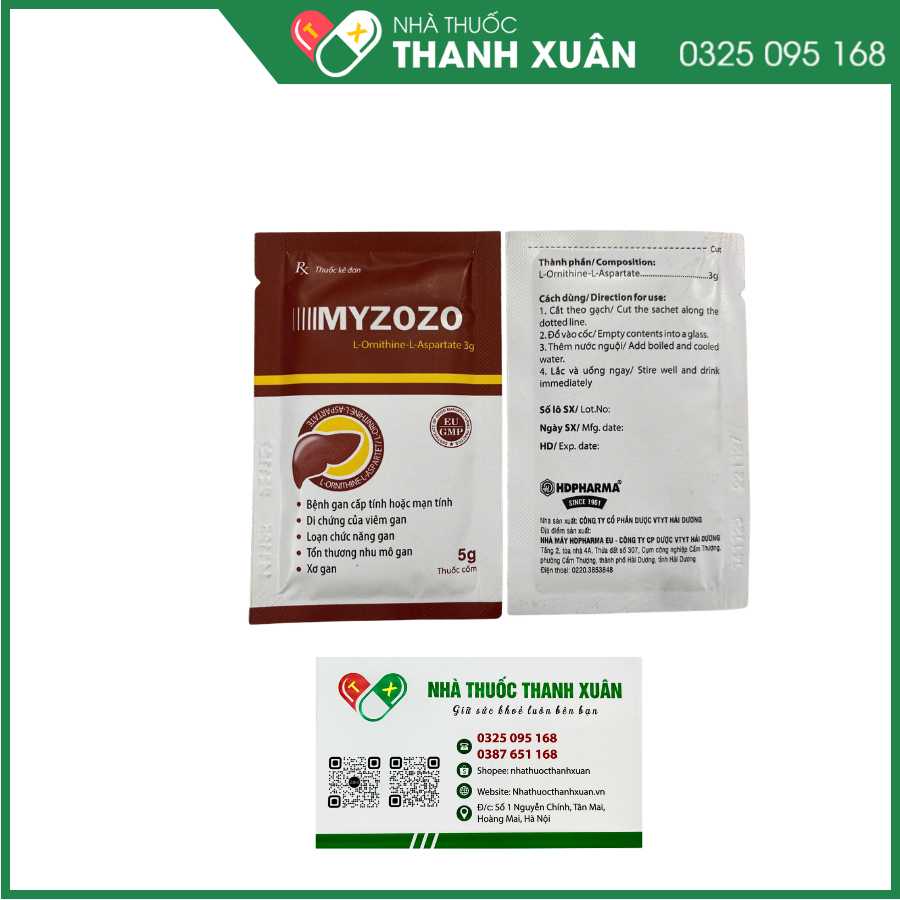 Myzozo điều trị bệnh lý về gan
