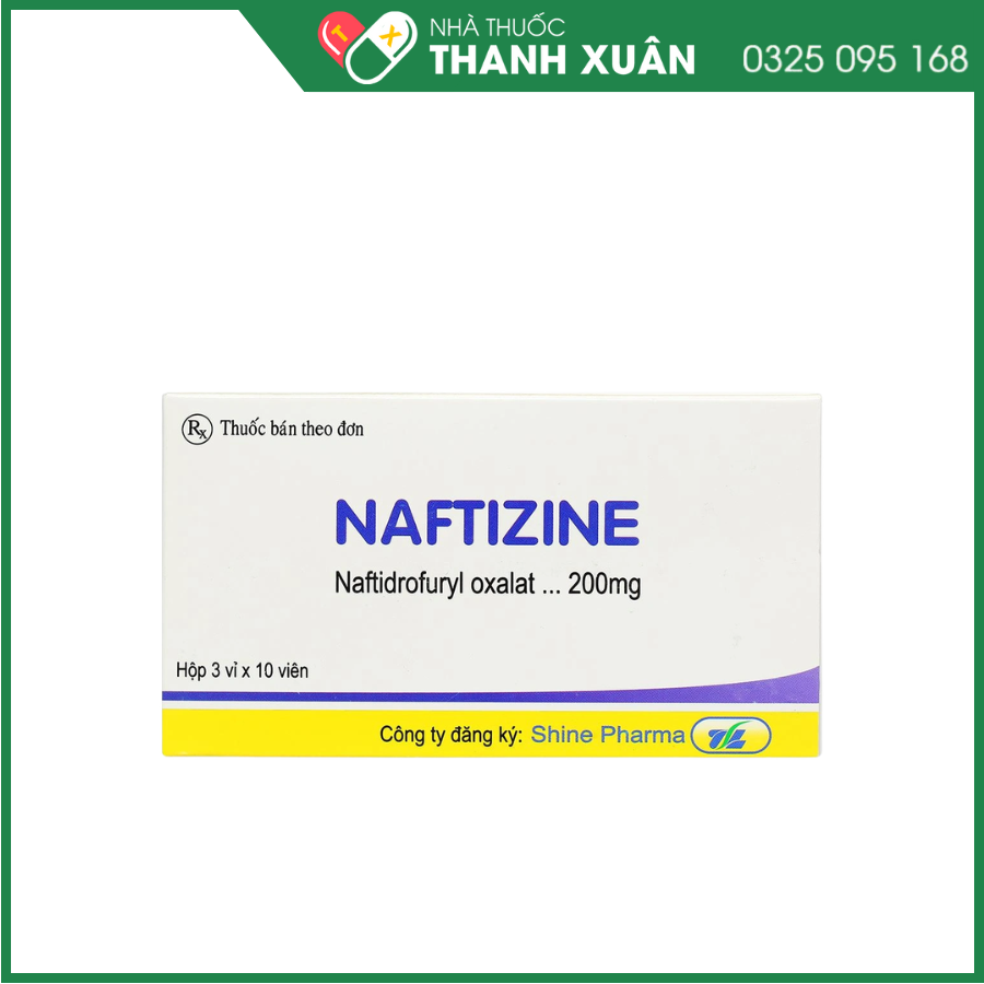 Naftizine 200mg điều trị viêm động mạch tắc nghẽn mãn tính chi dưới