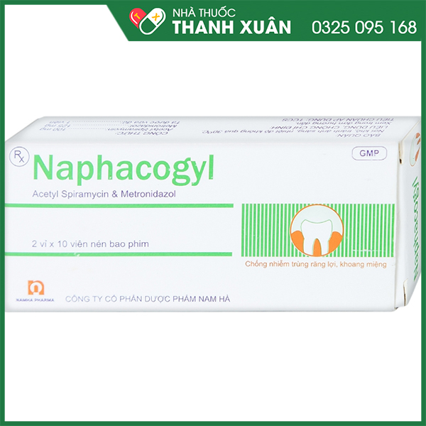 Naphacogyl trị nhiễm khuẩn răng miệng