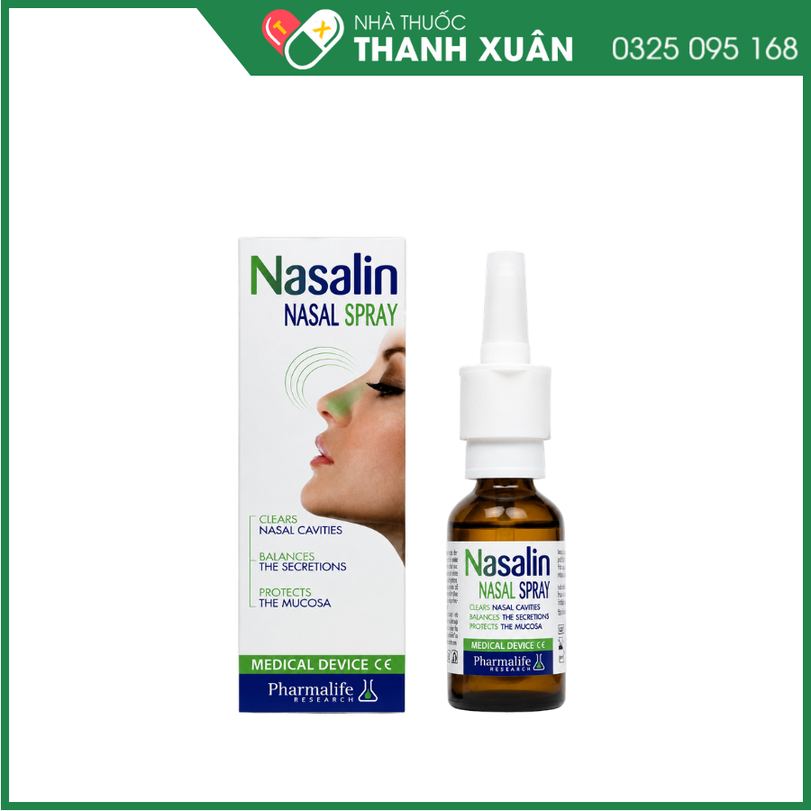 Dung dịch xịt mũi Nasalin Spray Nasale