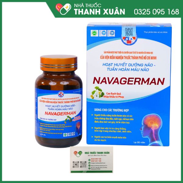 Navagerman - Hoạt huyết dưỡng não - Tuần hoàn máu não