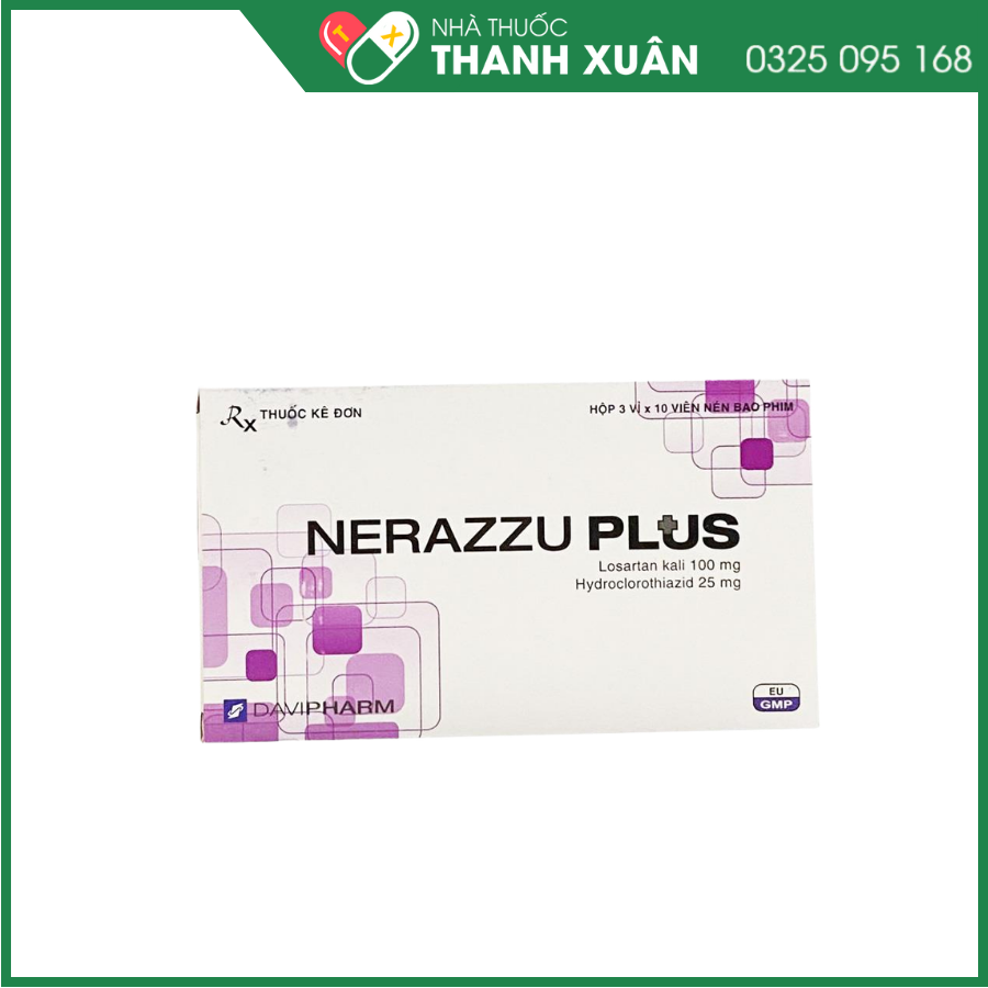 Thuốc Nerazzu-Plus điều trị tăng huyết áp