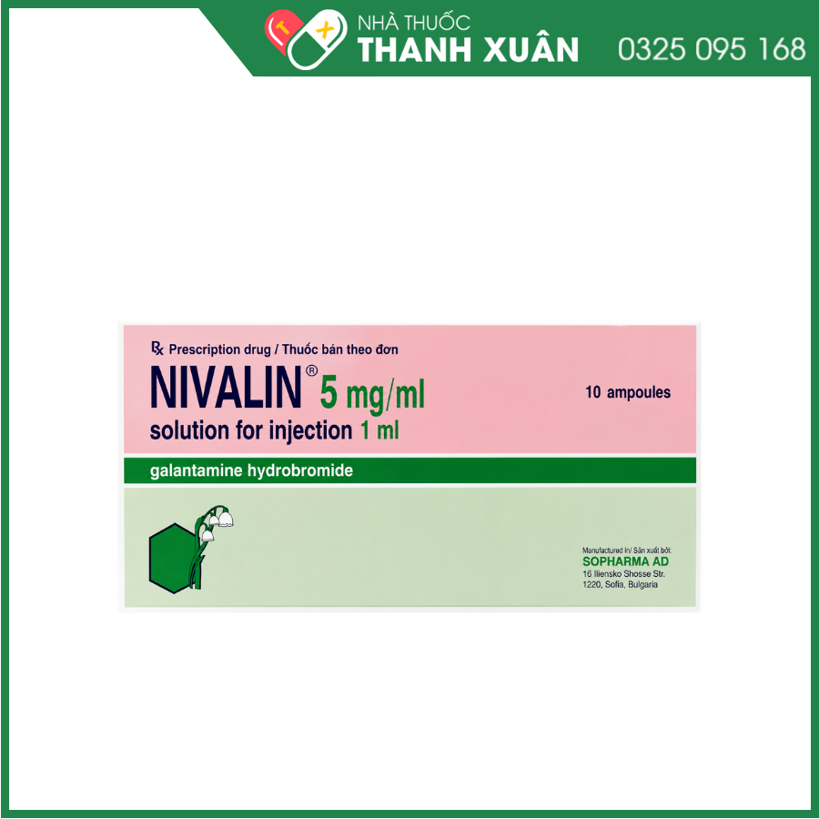 Dung dịch tiêm Nivalin 5mg/ml