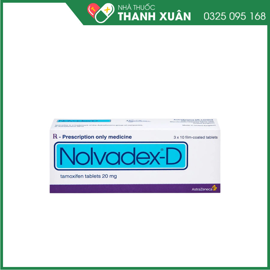 Nolvadex-D điều trị ung thư biểu mô tuyến vú