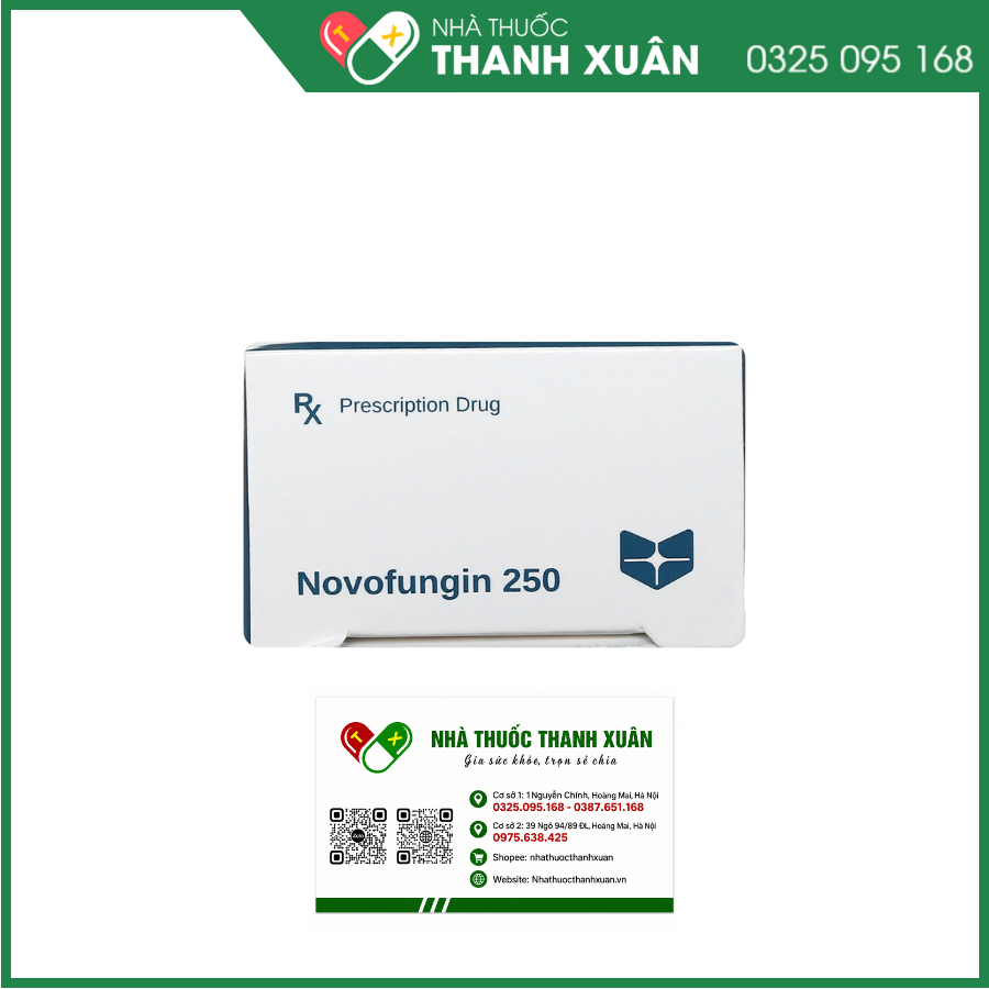 Thuốc Novofungin 250 Stella điều trị và phòng ngừa nhiễm khuẩn kỵ khí