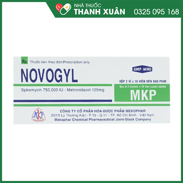 Novogyl điều trị nhiễm trùng răng miệng