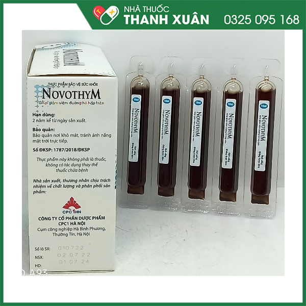Novothym giúp con giảm lệ thuộc kháng sinh