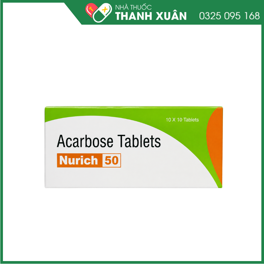 Nurich-50 điều trị đái tháo đường type 2