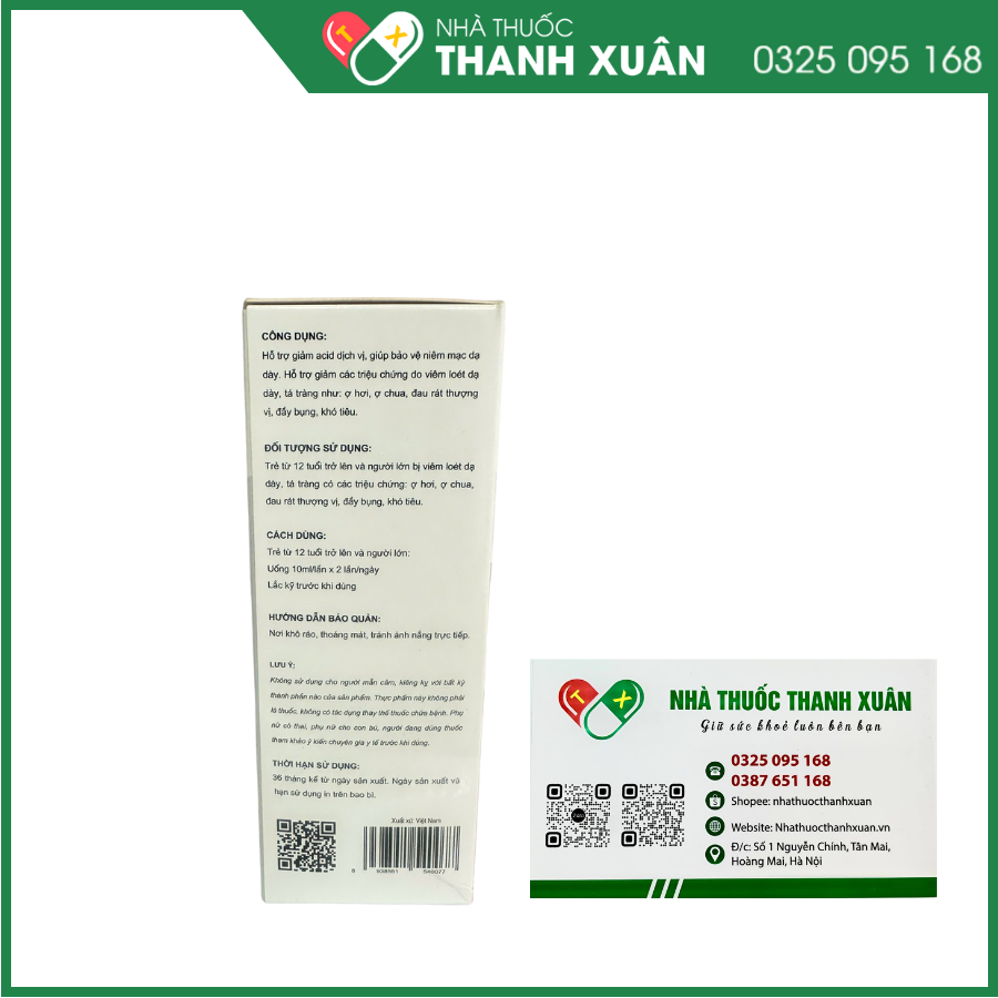 Hỗn dịch uống Omixx trị trào ngược dạ dày